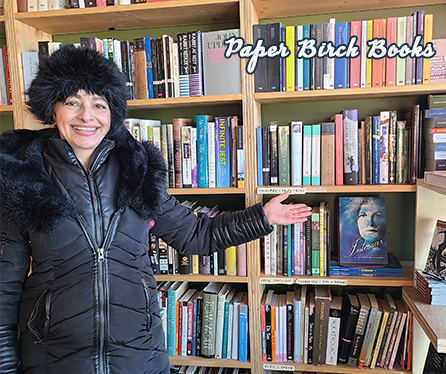 Jasmin at Paper Birch Books